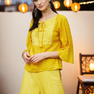 Women Ethnic Printed Kimono Sleeve Top